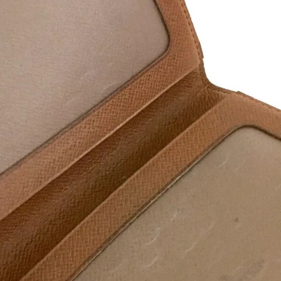 AUTH Louis Vuitton Monogram Porte 2 cartes Vertical Pass Card Case Holder - Picture 6 of 8